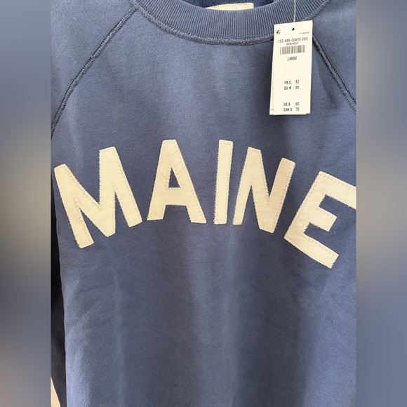 Abercrombie & Fitch Women's Graphic Raglan Classic Sunday Crew - Picture 10 of 10